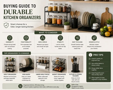 The Ultimate Buying Guide for Durable Kitchen Organizers