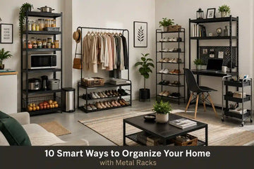 10 Smart Ways to Organize Your Home with Metal Racks