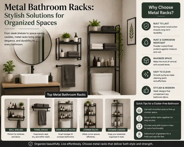 Metal Bathroom Racks: Stylish Solutions for Organized Spaces