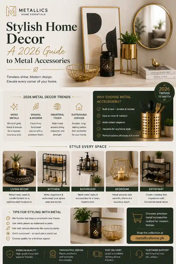 Stylish Home Decor: A 2026 Guide to Metal Accessories