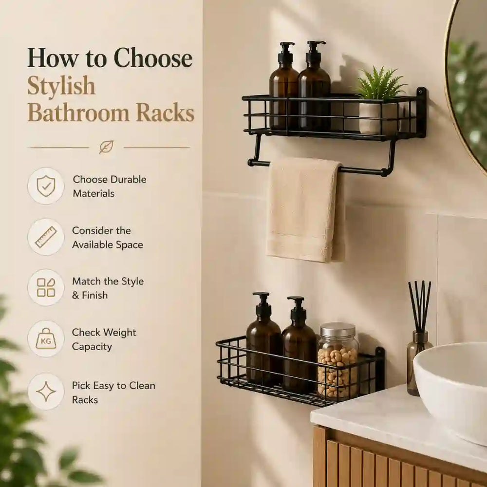 How to Choose Stylish Bathroom Racks