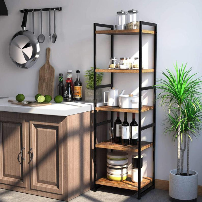 Tinzy Kitchen Trolley Cart Organizer Rack by Metallics Home