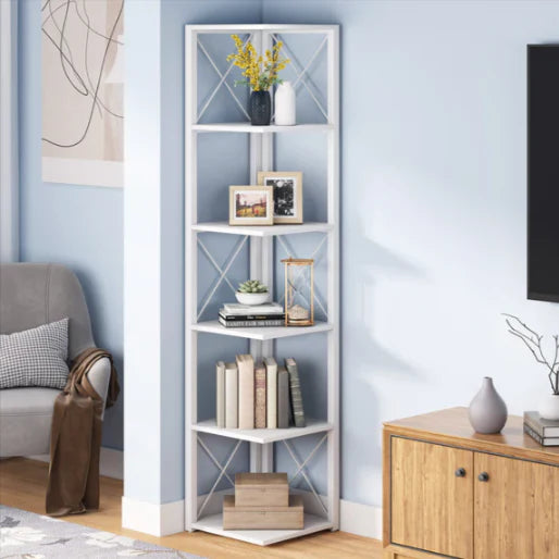 Plinth Bookcase Storage Organizer Rack | Metallics Home – Metallics-Home
