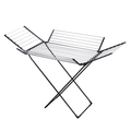 Foldable Multi-Wing Clothes Drying Stand with a durable metal frame, featuring multiple drying wings for spacious use.