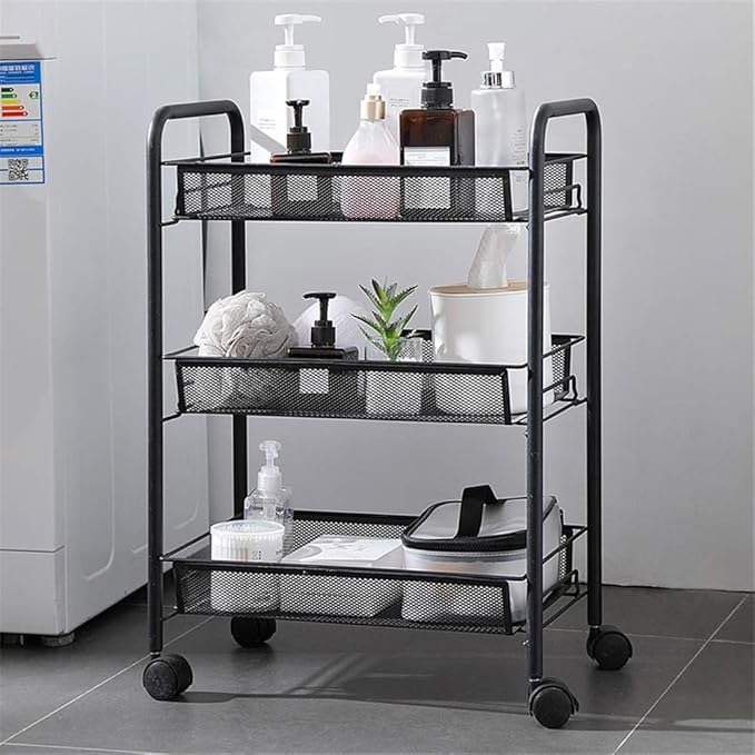 "Multipurpose foldable kitchen trolley by Metallics Home Metallics-Home"
