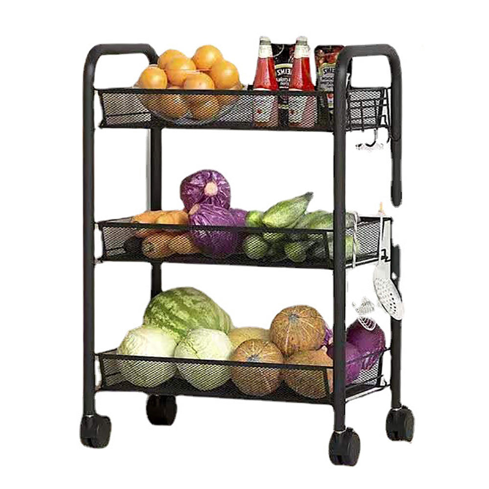 "Multipurpose foldable kitchen trolley by Metallics Home Metallics-Home"
