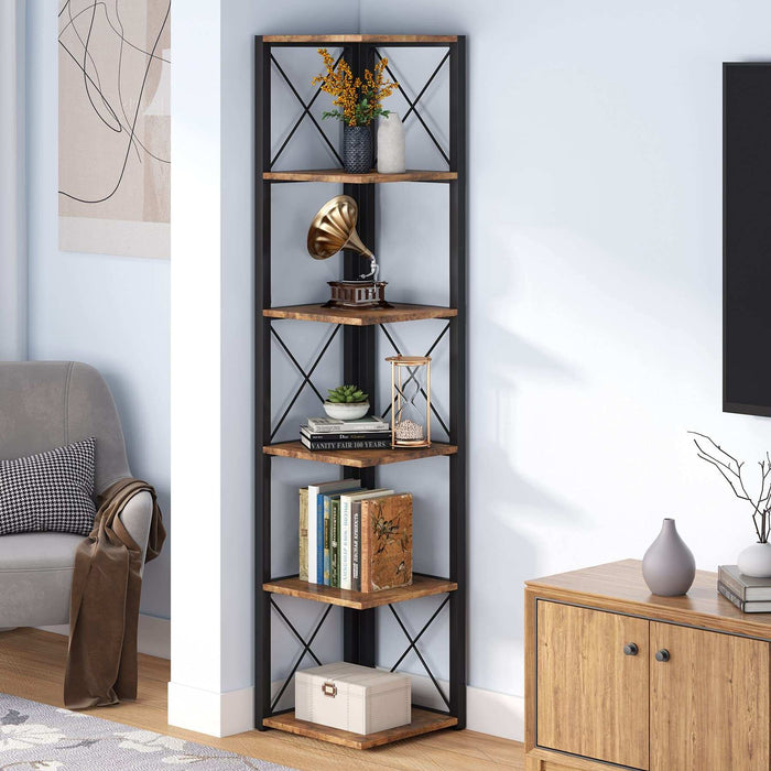 Plinth Bookcase Storage Organizer Rack by Metallics Home