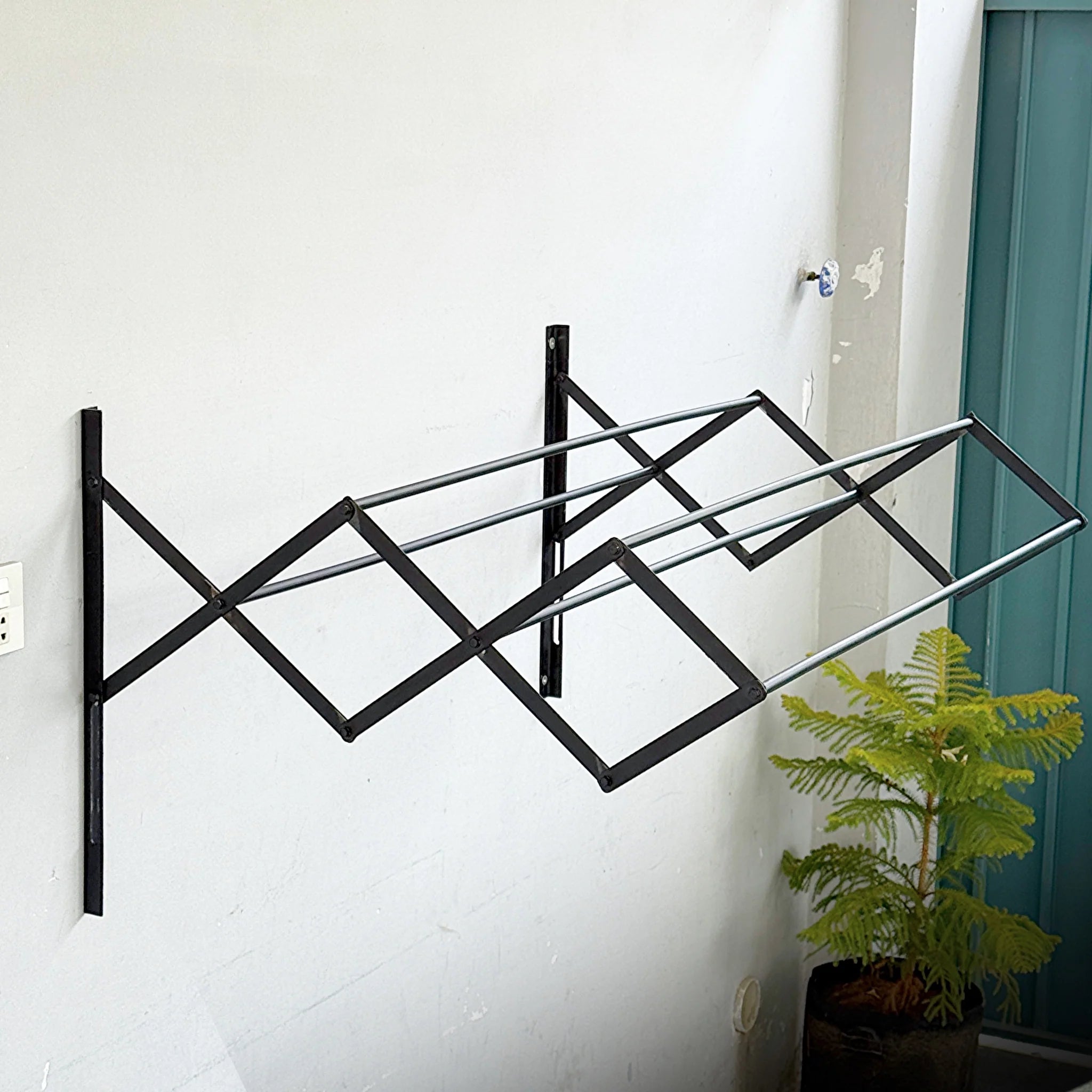 Metal Powder Coated Portable Folding Towel Holder by Metallics home