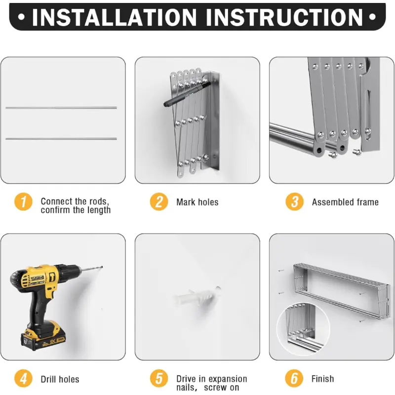 Metal Powder Coated Portable Folding Towel Holder by Metallics home