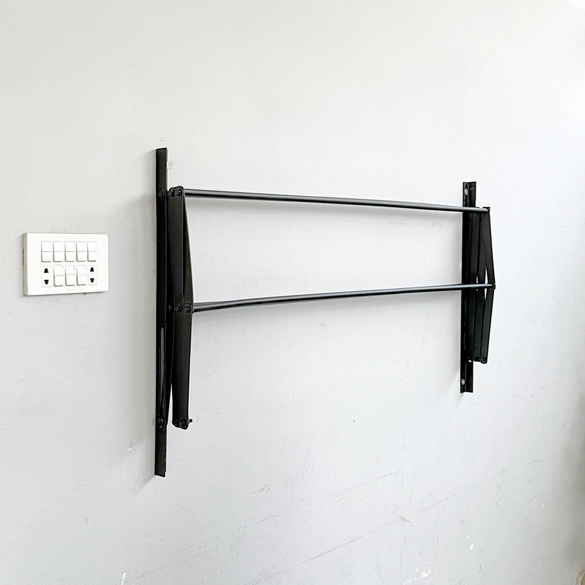 Metal Powder Coated Portable Folding Towel Holder by Metallics home