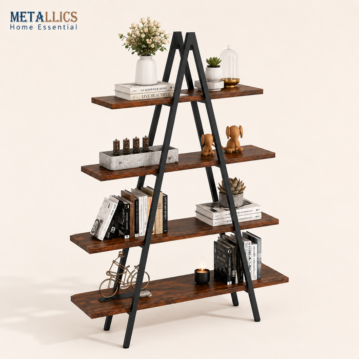 A-Shape Ladder Book Shelf by Metallics Home