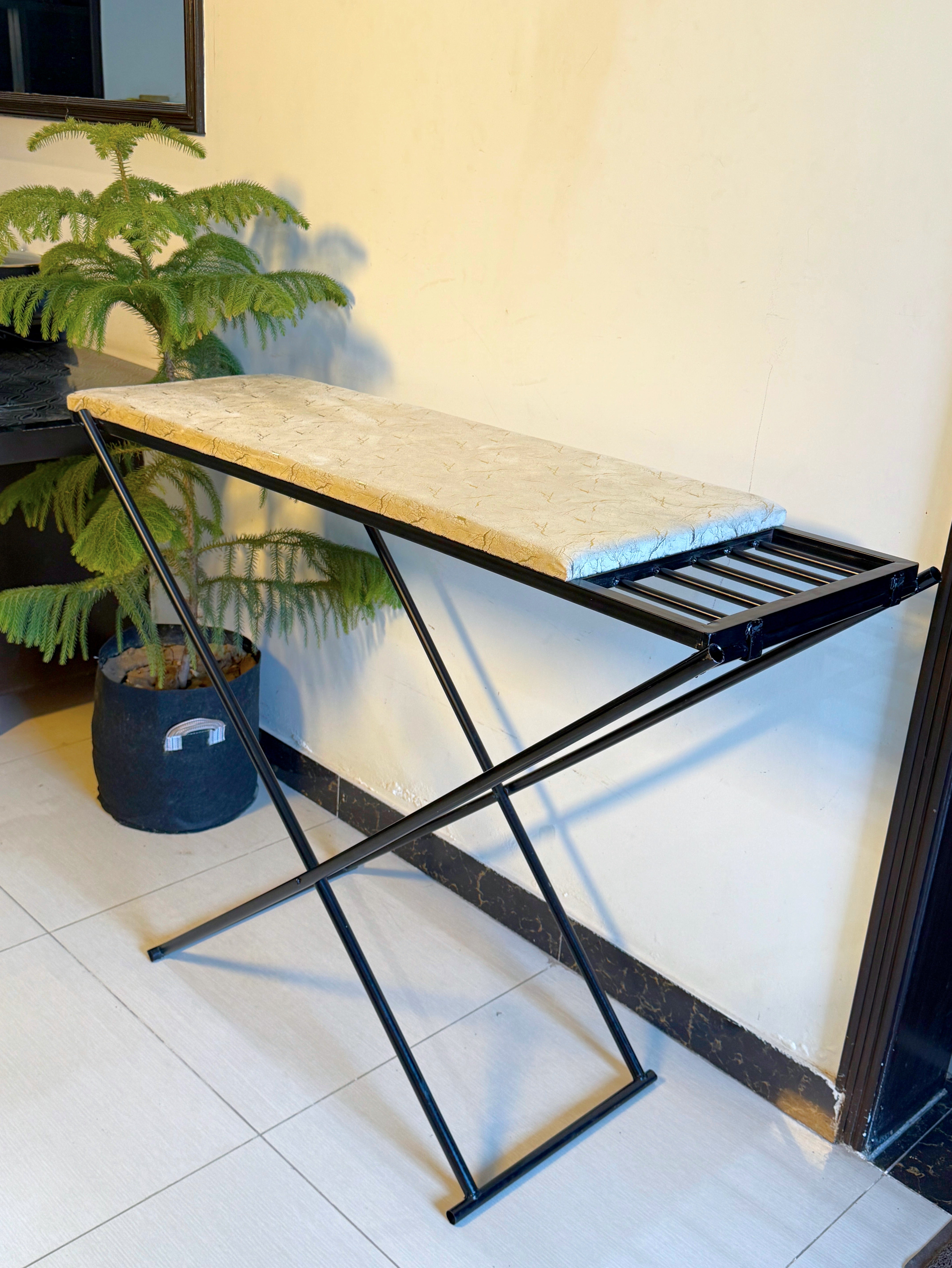 Foldable Iron Stand by Metallics Home