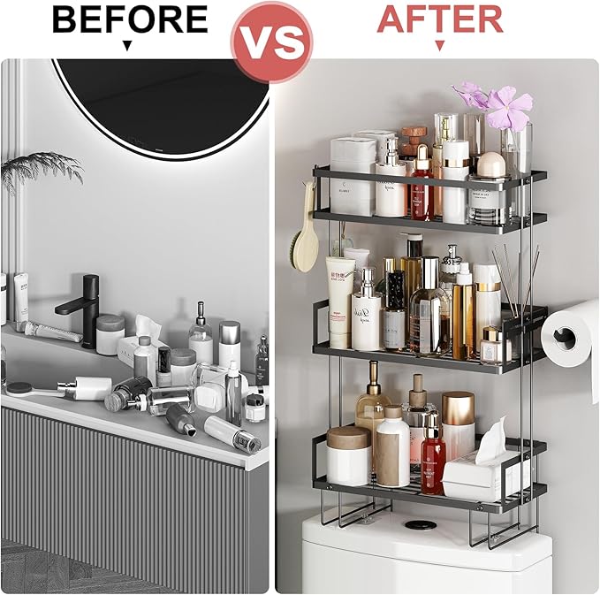 Luxury 3 tier kitchen and washroom organizer by Metallics Home Metallics-Home