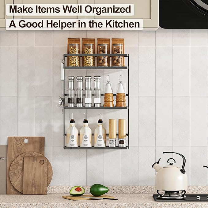 Luxury 3 tier kitchen and washroom organizer by Metallics Home Metallics-Home