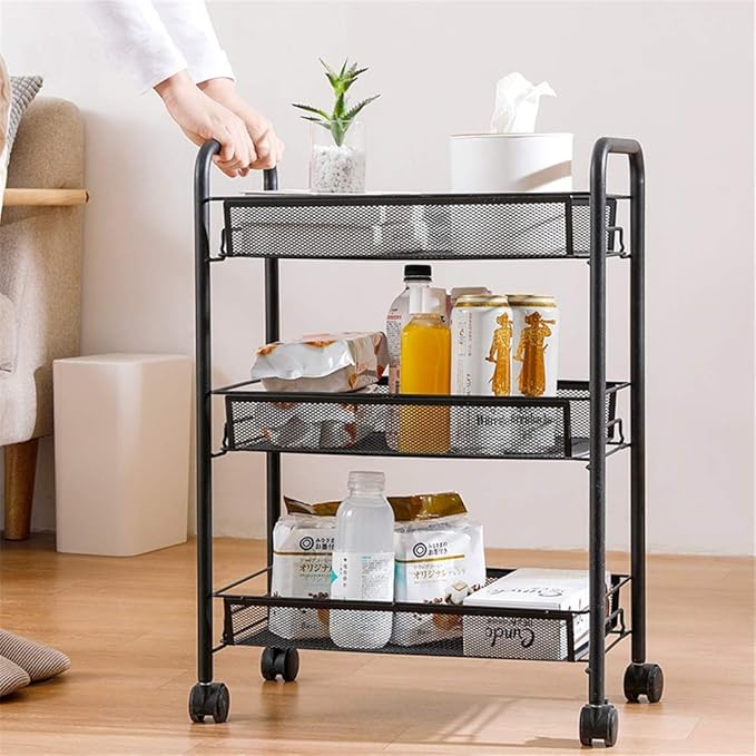 Multipurpose foldable kitchen trolley by Metallics Home Metallics-Home