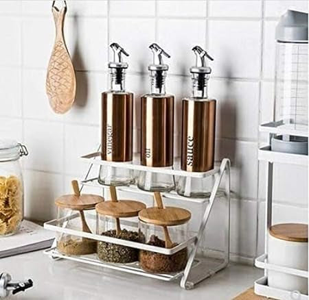 Multipurpose makeup,bathroom and kitchen organizer by Metallics Home Metallics-Home