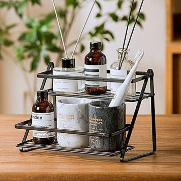 Multipurpose makeup,bathroom and kitchen organizer by Metallics Home Metallics-Home