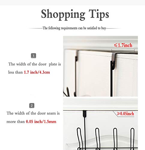 Over the door 12 hooks hanger by Metallics Home Metallics-Home