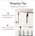 Over the door 12 hooks hanger by Metallics Home Metallics-Home
