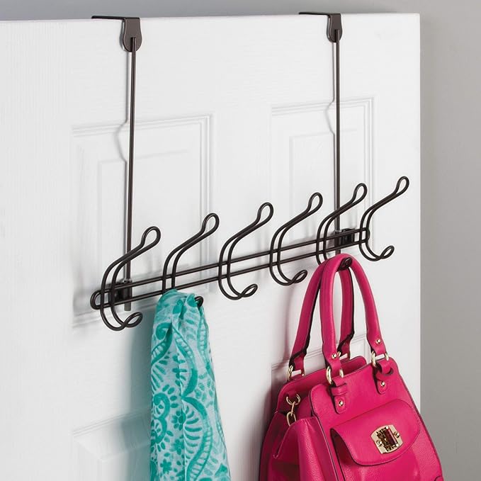 Over the door 12 hooks hanger by Metallics Home Metallics-Home