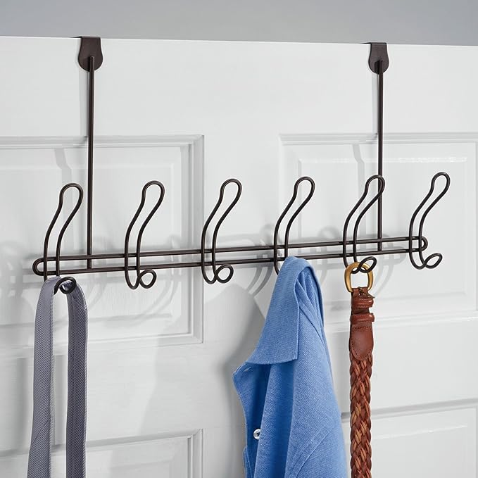 Over the door 12 hooks hanger by Metallics Home Metallics-Home