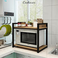 The Forno Prato 2 tier Multipurpose rack Metallics-Home