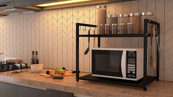 The Forno Prato 2 tier Multipurpose rack Metallics-Home