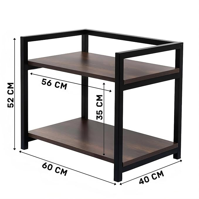 The Forno Prato 2 tier Multipurpose rack Metallics-Home