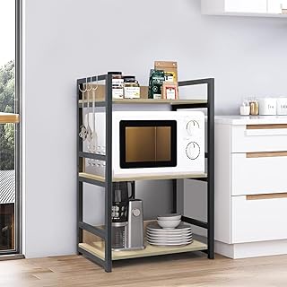 The Forno Prato 3 tier Multipurpose storage rack Metallics-Home