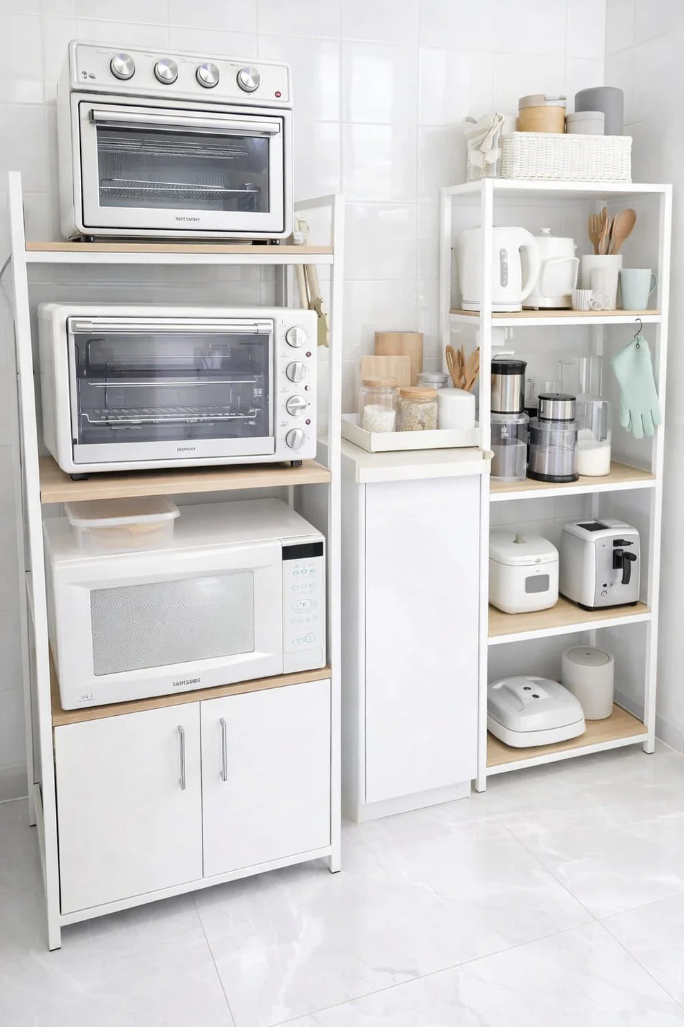 Maxistack multipurpose storage rack with cabinets by metallics home ...