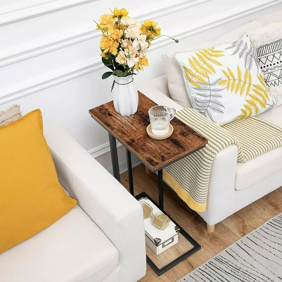 Wooden C Table And Side Table by Metallics Home Metallics-Home
