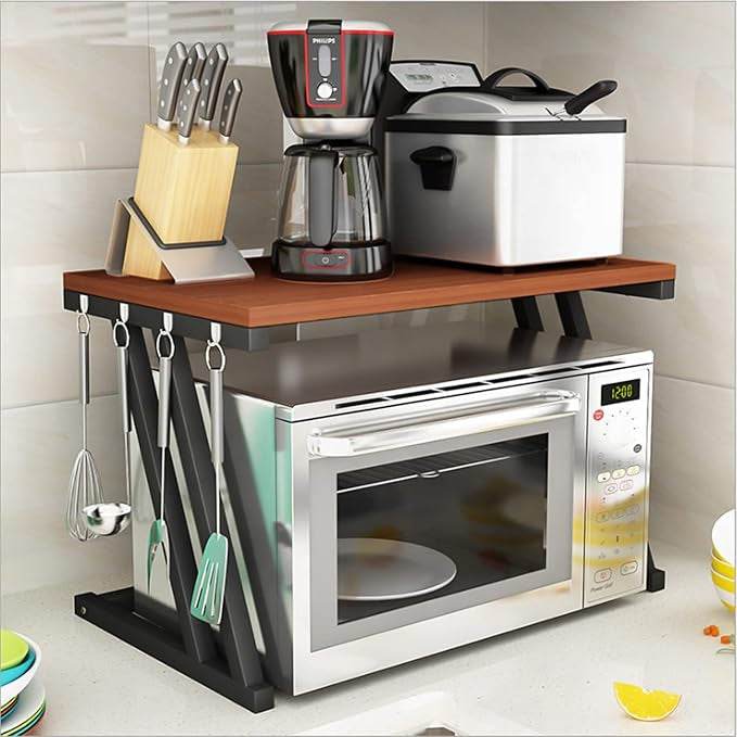 Z Shape microvave stand by metallics home - Metallics-Home