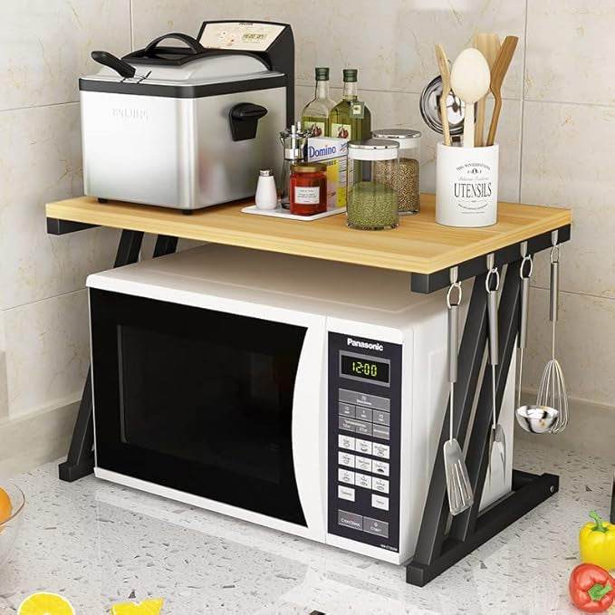 Z Shape microvave stand by metallics home - Metallics-Home