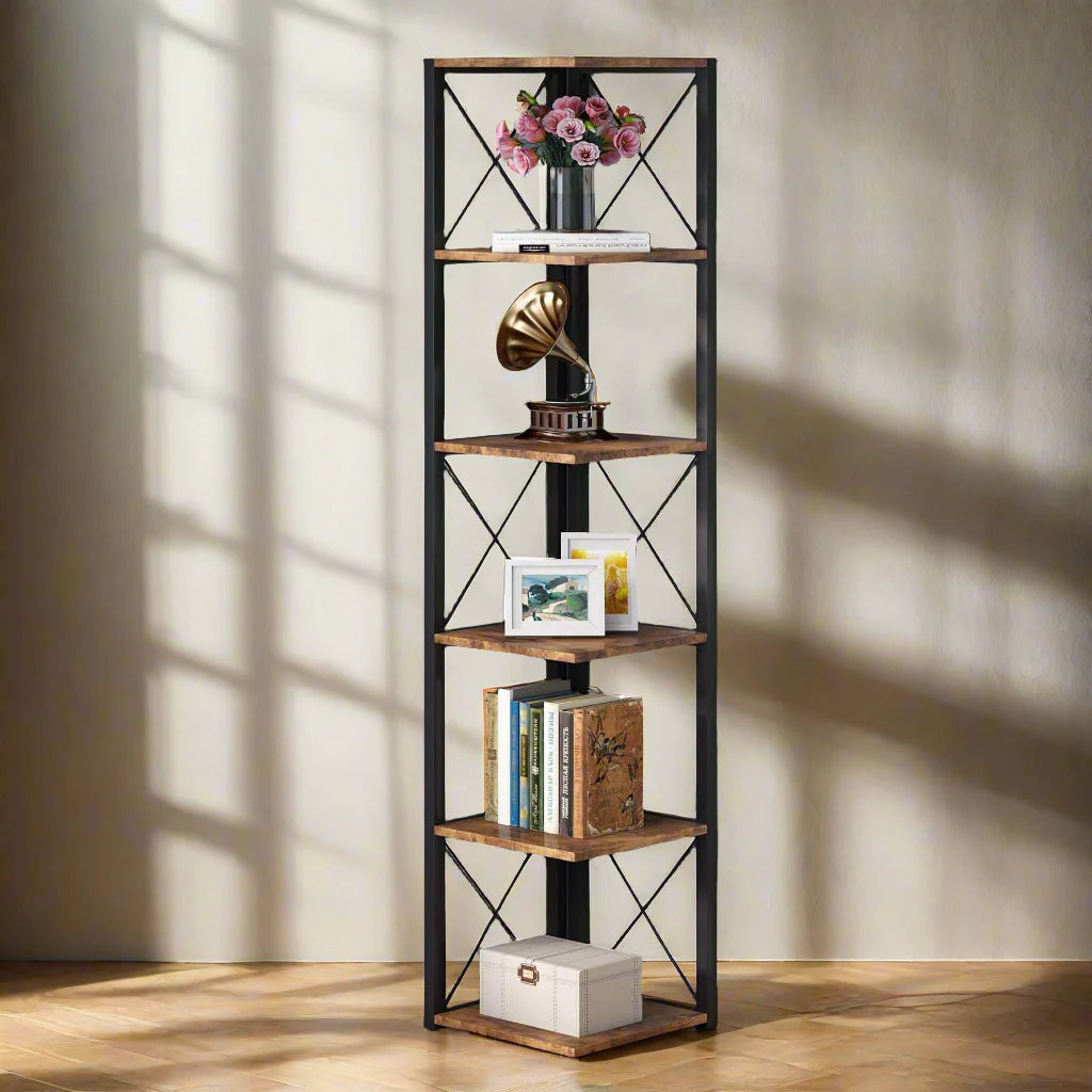 Plinth Style Racking Plinth Bookcase Storage Organizer Rack | Metallics Home – Metallics-Home