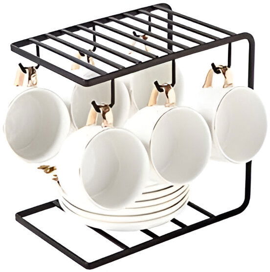 cup and saucer stand by Metallics Home - Metallics-Home