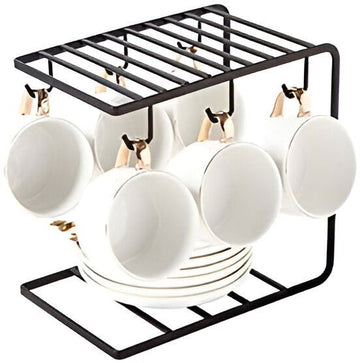 cup and saucer stand by Metallics Home - Metallics-Home