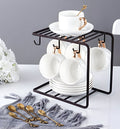 cup and saucer stand by Metallics Home - Metallics-Home