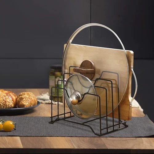 Cutting Board and Lid Holder by Metallics Home