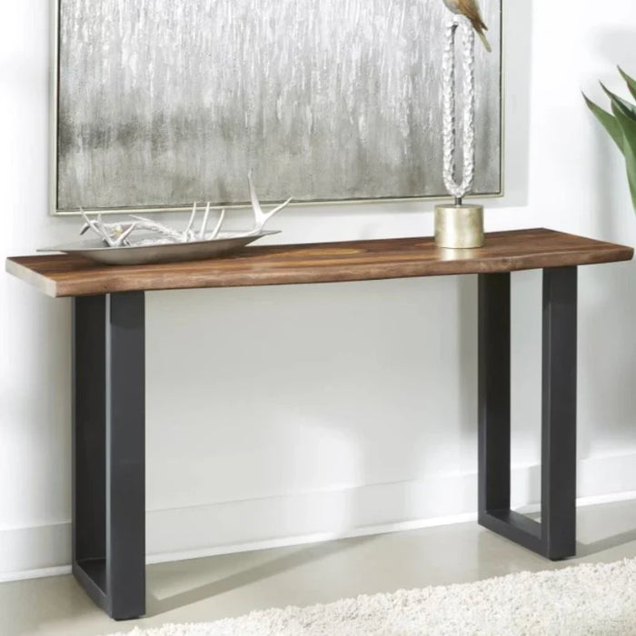Yost Entryway Lounge Living Room Console Organizer Table by Metallics Home