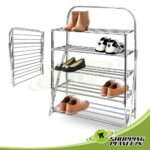 foldable metal shoes rack by Metallics Home Metallics-Home