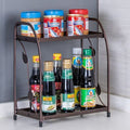 luxury premium quality foldable 2-tier multipurpose rack by Metallics Home Metallics-Home