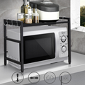 metal adjustable microvave stand by Metallics Home Metallics-Home