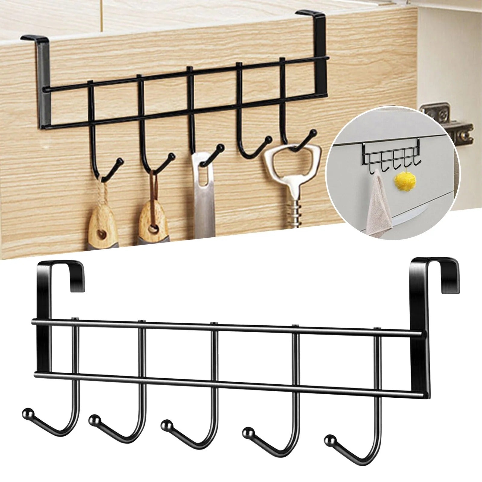 over the kitchen cabinet door hanger by Metallics Home Metallics-Home