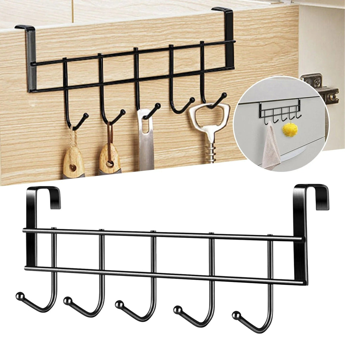 over the kitchen cabinet door hanger by Metallics Home Metallics-Home