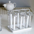 premium glass stand by Metallics Home Metallics-Home