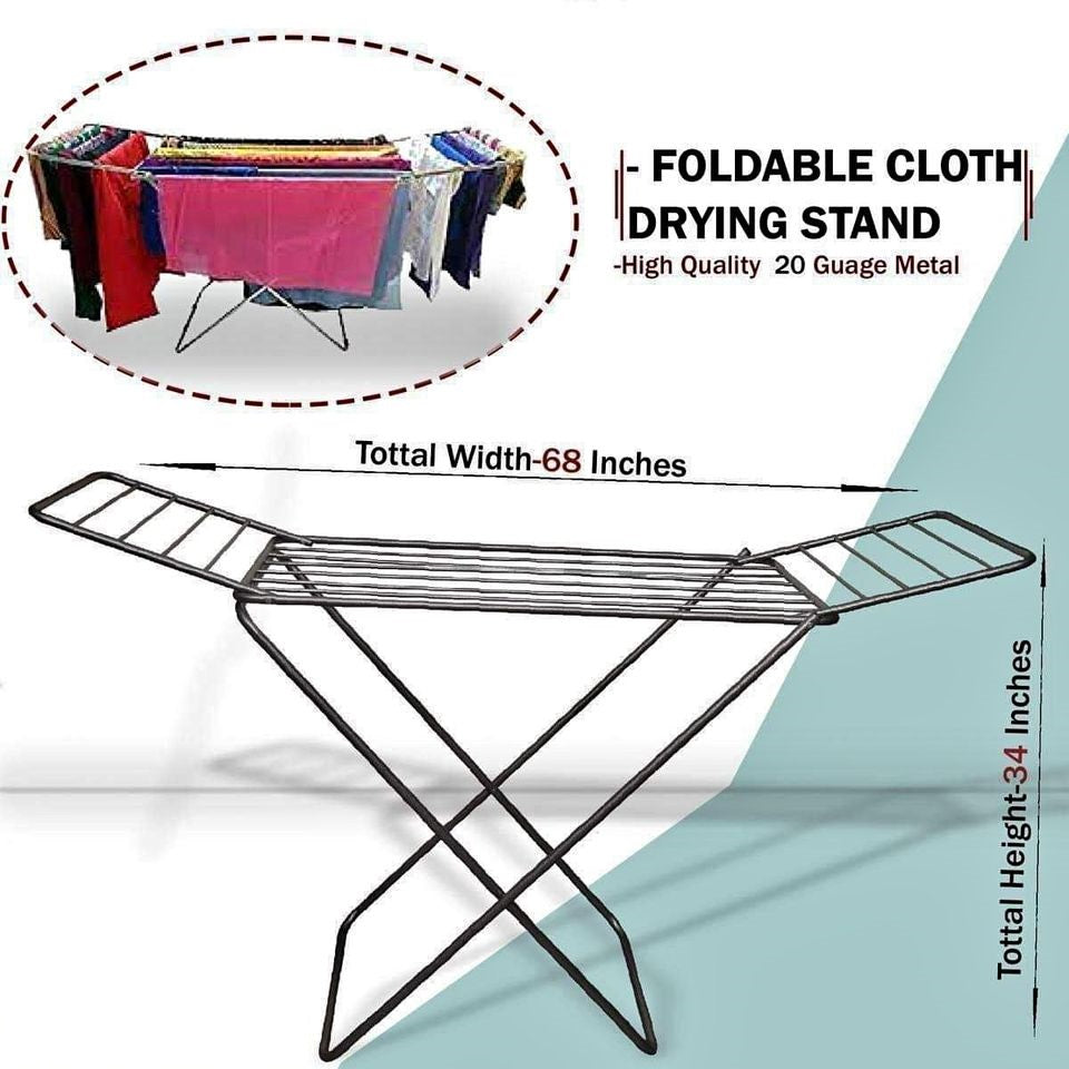 premium metal folding cloth dryer stand by Metallics Home Metallics-Home