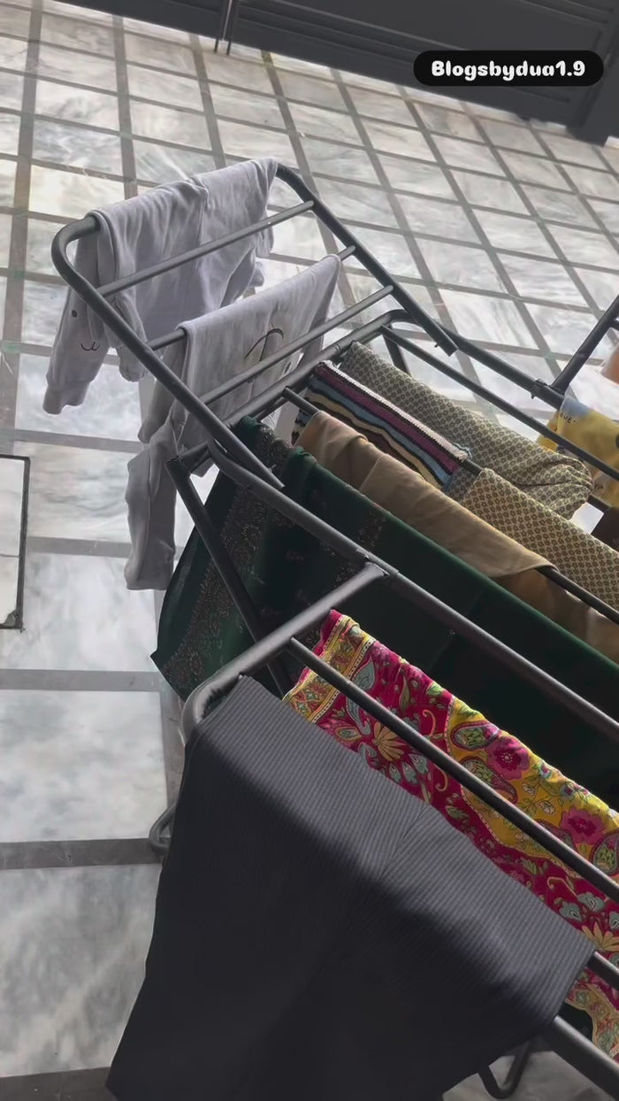 Foldable Multi-Wing Clothes Drying Stand – Durable, Spacious & Convenient by Metallics Home