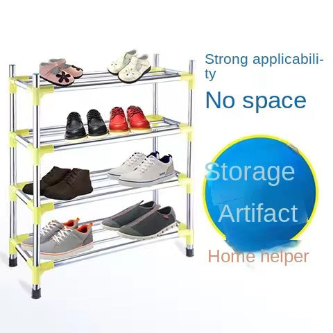 stainless steel 3-4-5 layer shoes rack by Metallics Home Metallics-Home