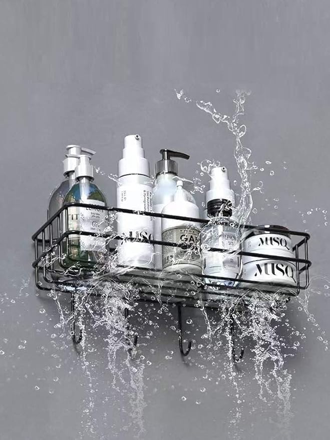 wall-mounted adhesive shelf by Metallics Home Metallics-Home