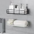 wall mounted multipurpose shelf with adhesive tapes by Metallics Home Metallics-Home